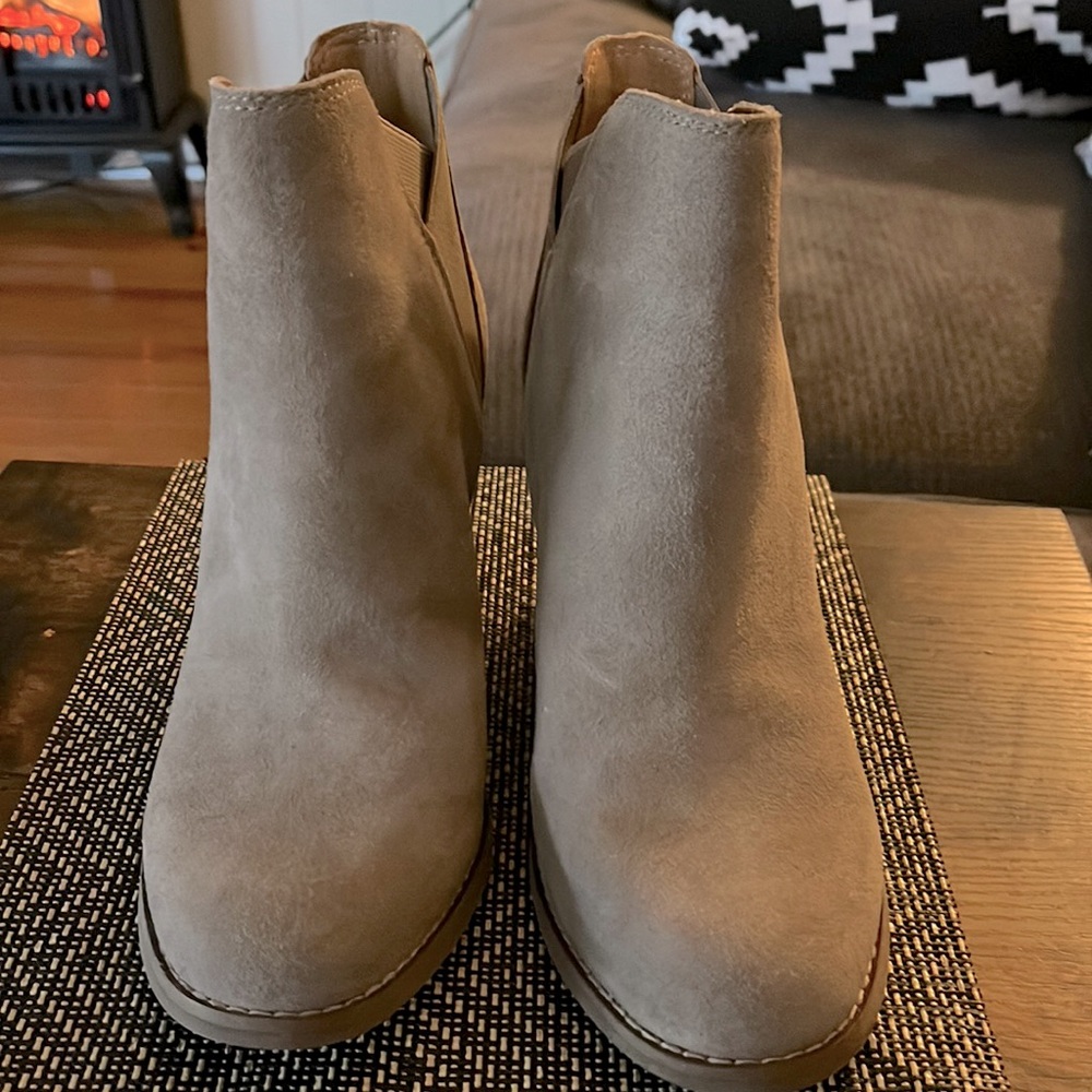 Lucky Brand wedge ankle boots